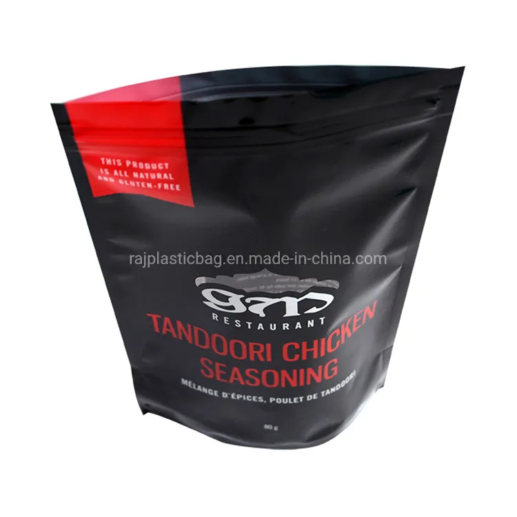 Custom Printing Food Stand-up Package Pouch Bag with Clear Bottom Gusset