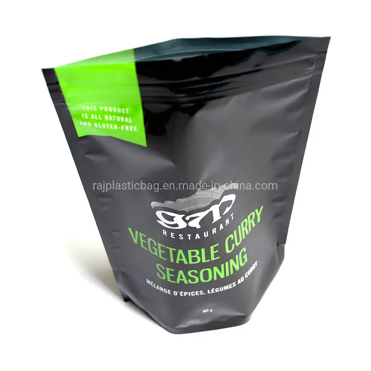 Custom Printing Food Stand-up Package Pouch Bag with Clear Bottom Gusset