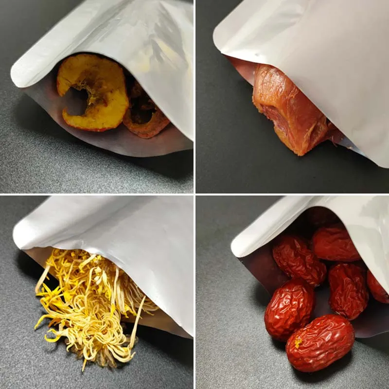 Custom Zipper Pouch Bag Standup Packaging Laminated Plastic Aluminum Foil Food PE Side Gusset Bag Gravure Printing Zipper Top