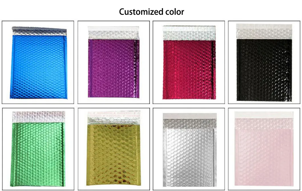 Customized Printed Design Self Adhesive Padded Poly Bubble Mailer