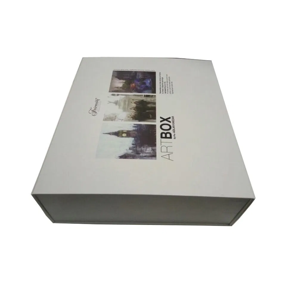 Customized Recycled Hardboard Book Shape Paper Packaging Gift Boxes with Logo