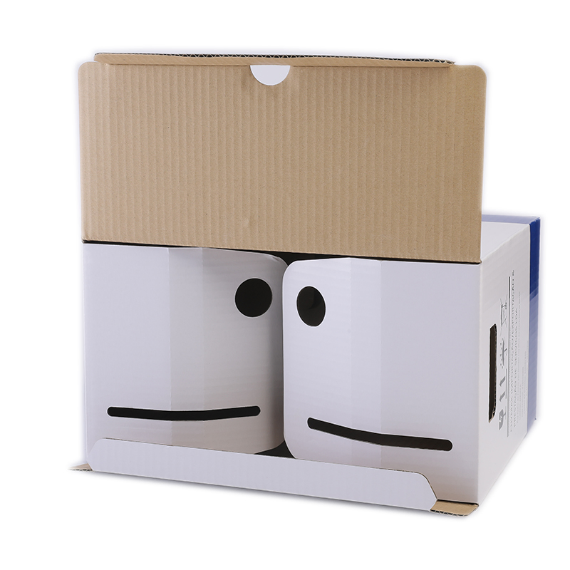 Customized Recycled Matte Black Printing Corrugated Cardboard Carton Mailer Shipping Mail Box