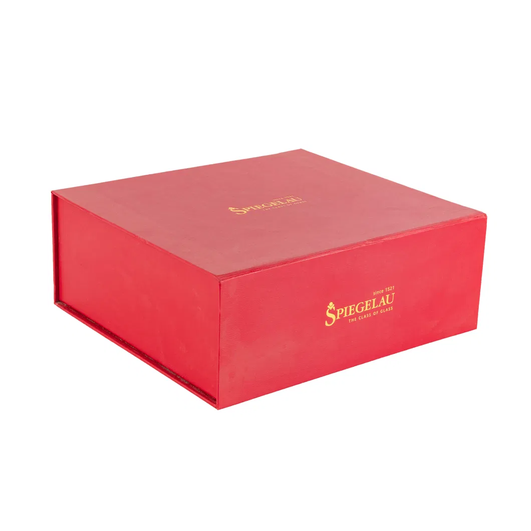 Customized Silk Inserted Wedding Birthday Party Rectangle Paper Gift Packaging Box with Color Printing