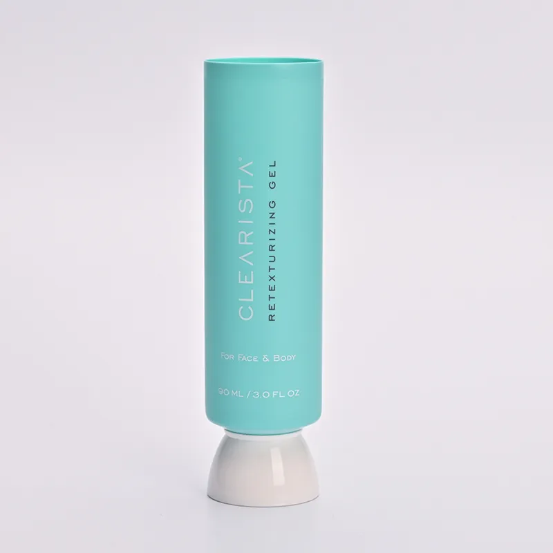 D40 Cosmetic Tube with Double Layer Mushroom Cap for Wash or Cream Packaging