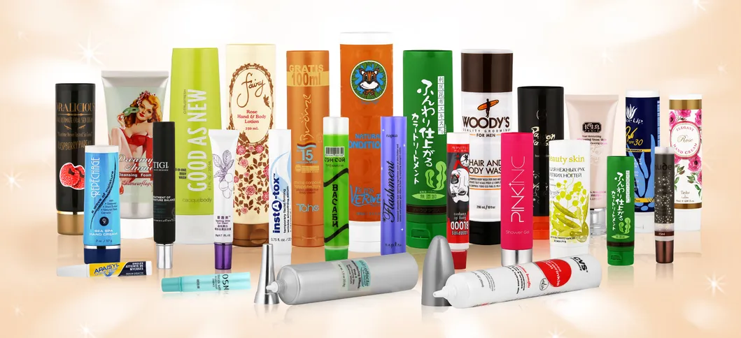 D40 Cosmetic Tube with Snap on Flip Top Cap for Face Wahs Packaging