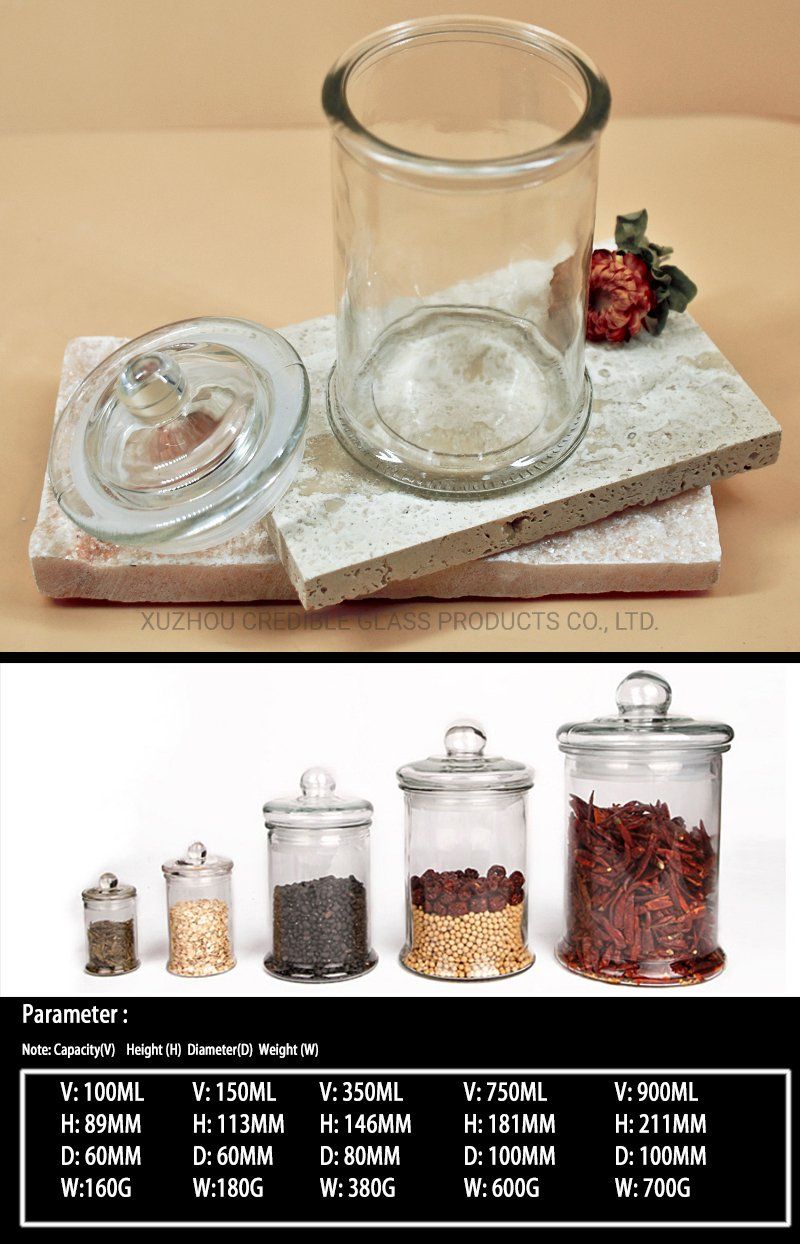 Dried Fruit Grain Storage Glass Jar Household Glass Jars Wholesale