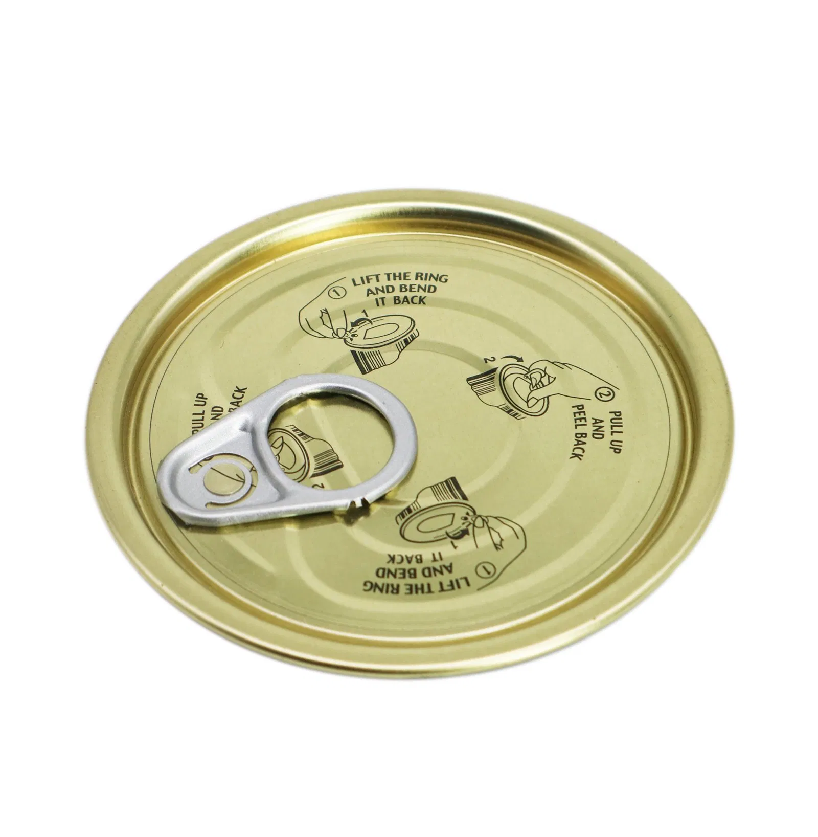 Easy Open End Tin Tin Can End Wholesale #401 Easy Open Lid Diameter 99mm