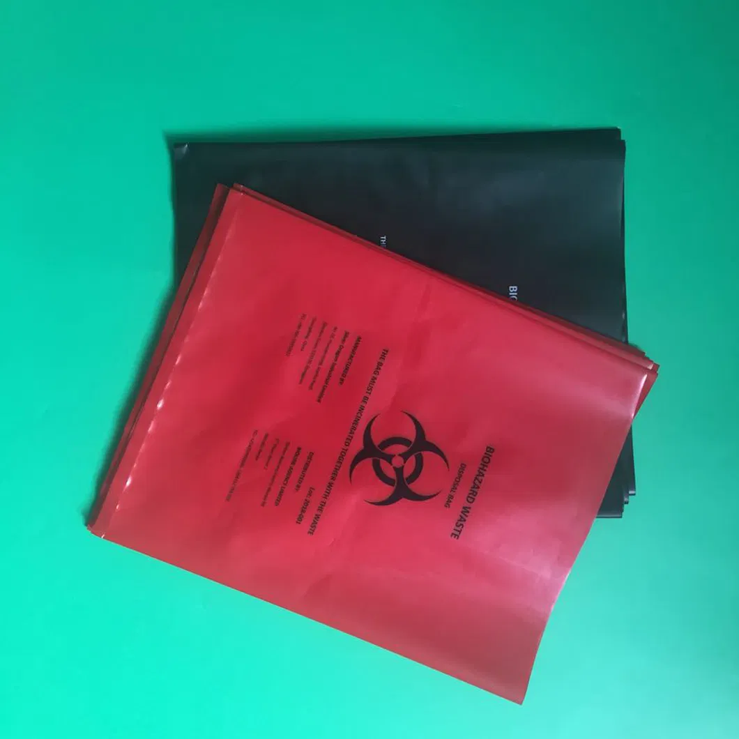 Eco-Friendly LDPE/HDPE Material Biohazard Bag