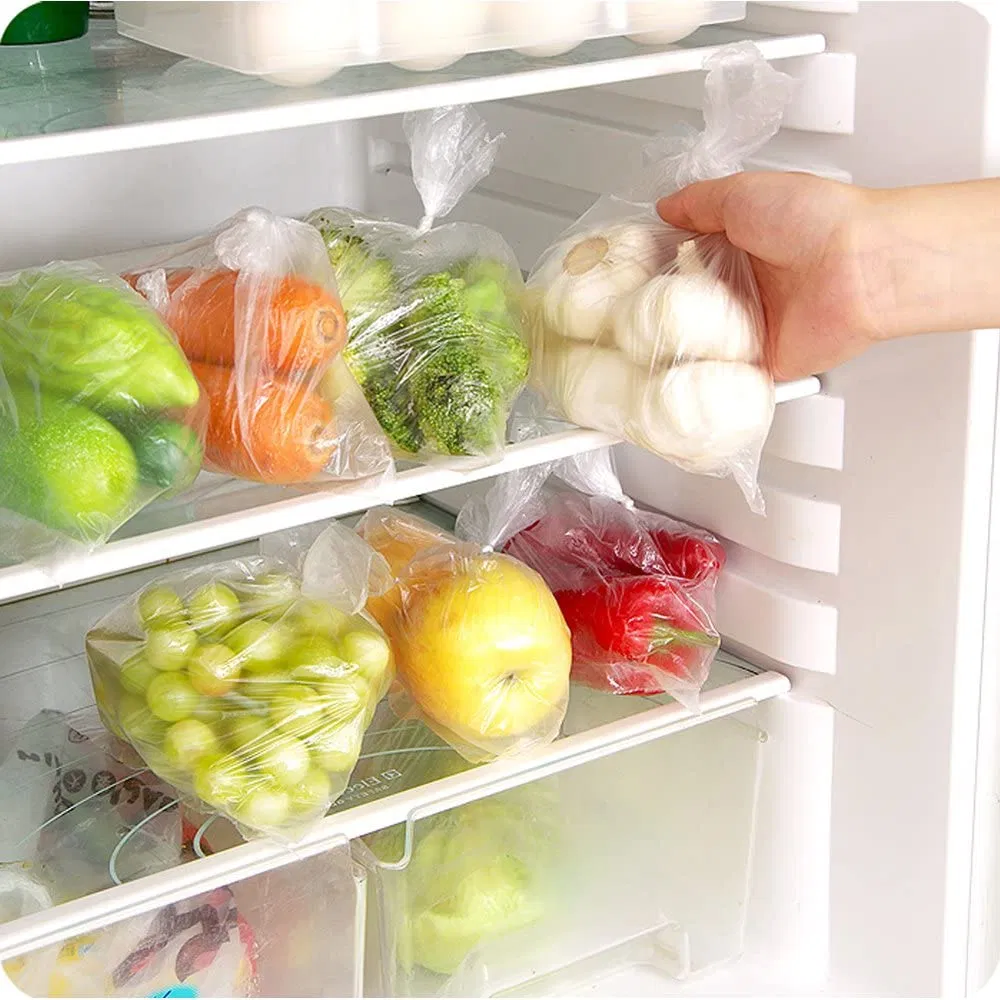 Ecofriendly Food Cling Wrap Film Kitchen Food Grade Fruit Cling Wrap Storage Bags