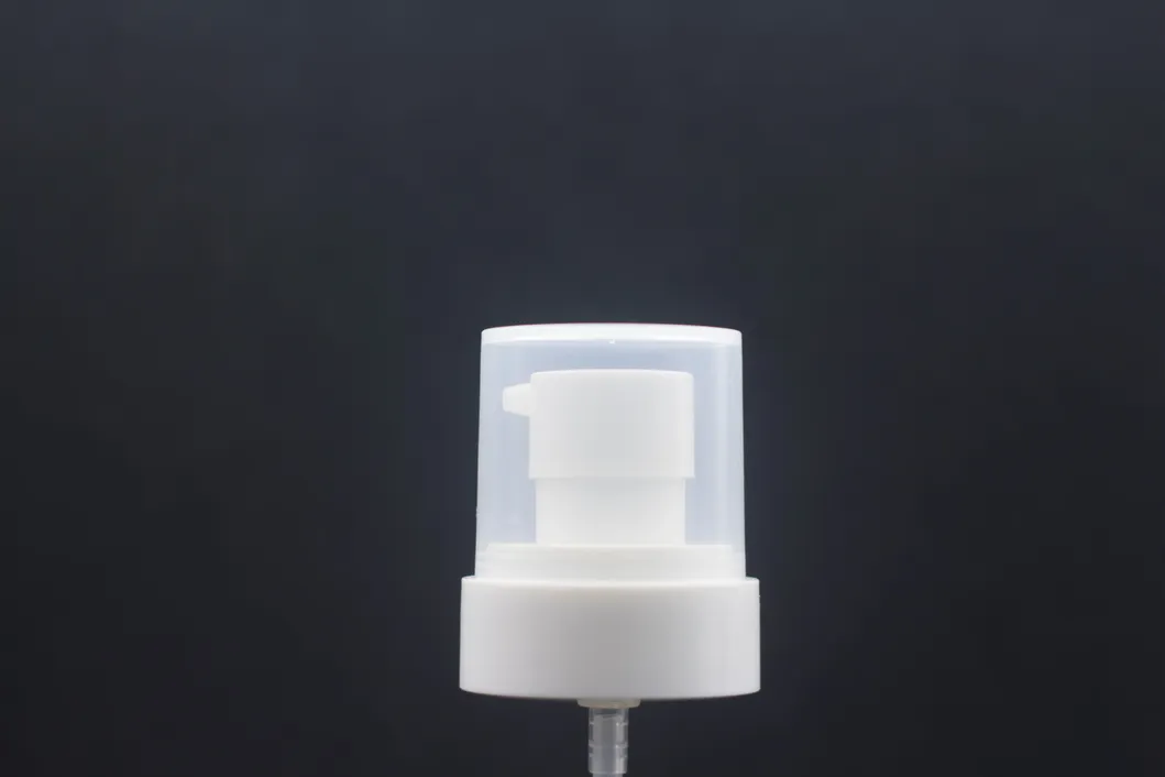 External Spring Plastic Cap Cosmetic Packaging PP Lotion Pump