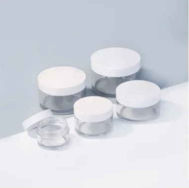 Factory Price 30 50 100 150 200ml Wide-Mouthed Bottle Pet Plastic Jar for Face Cream Nail Dipping Powder