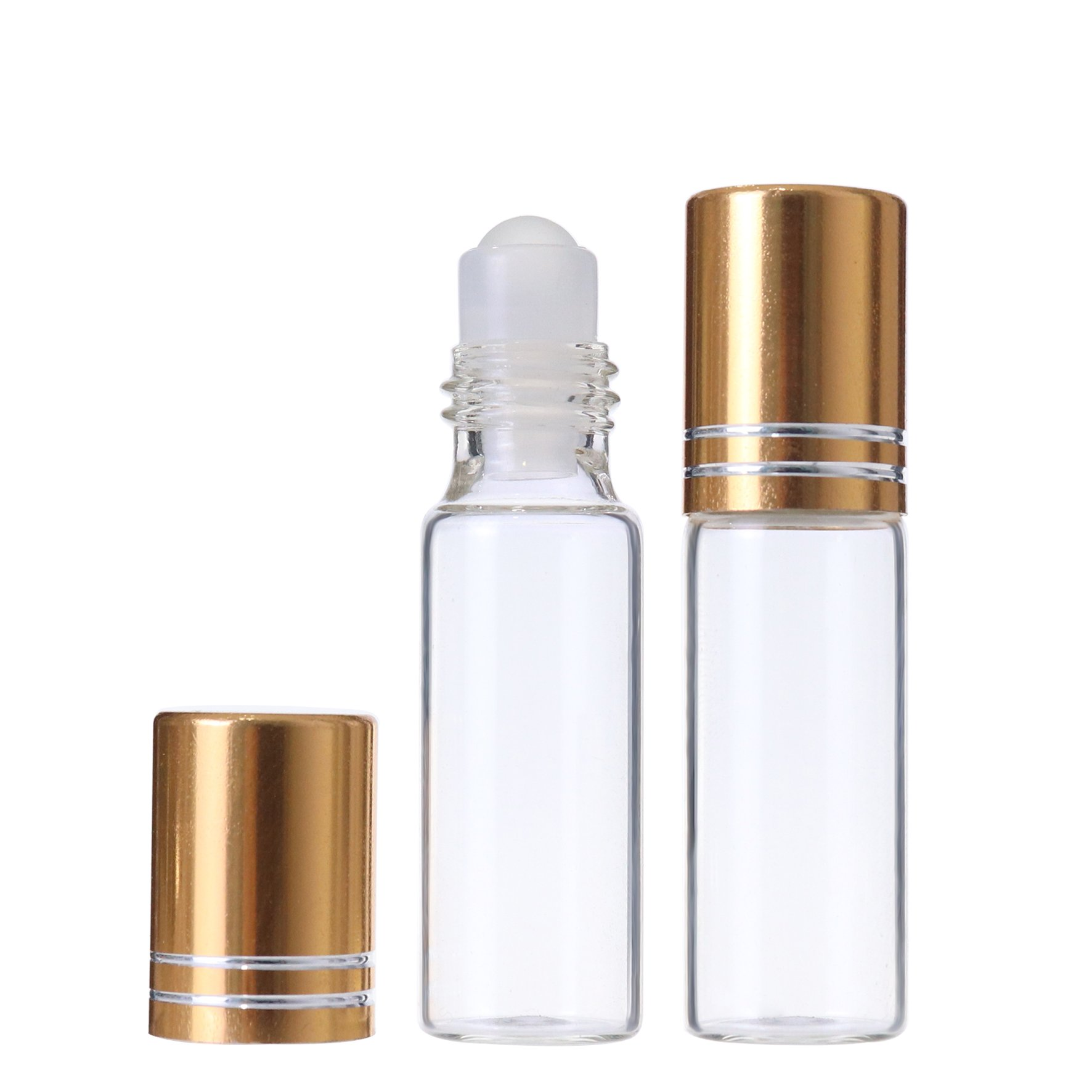 Factory Wholesale 1ml 2ml 3ml 5ml 10ml Colorful Rollon Mini Sample Glass Bottle for Essential Oil