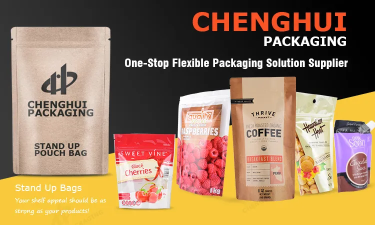 Food Customable Packaging Plastic Zip Lock Zipper Mylar Packaging Bags