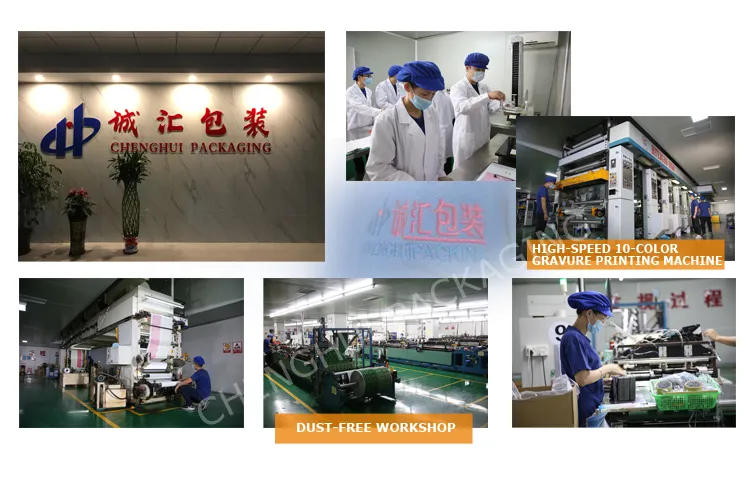 Food Customable Packaging Plastic Zip Lock Zipper Mylar Packaging Bags