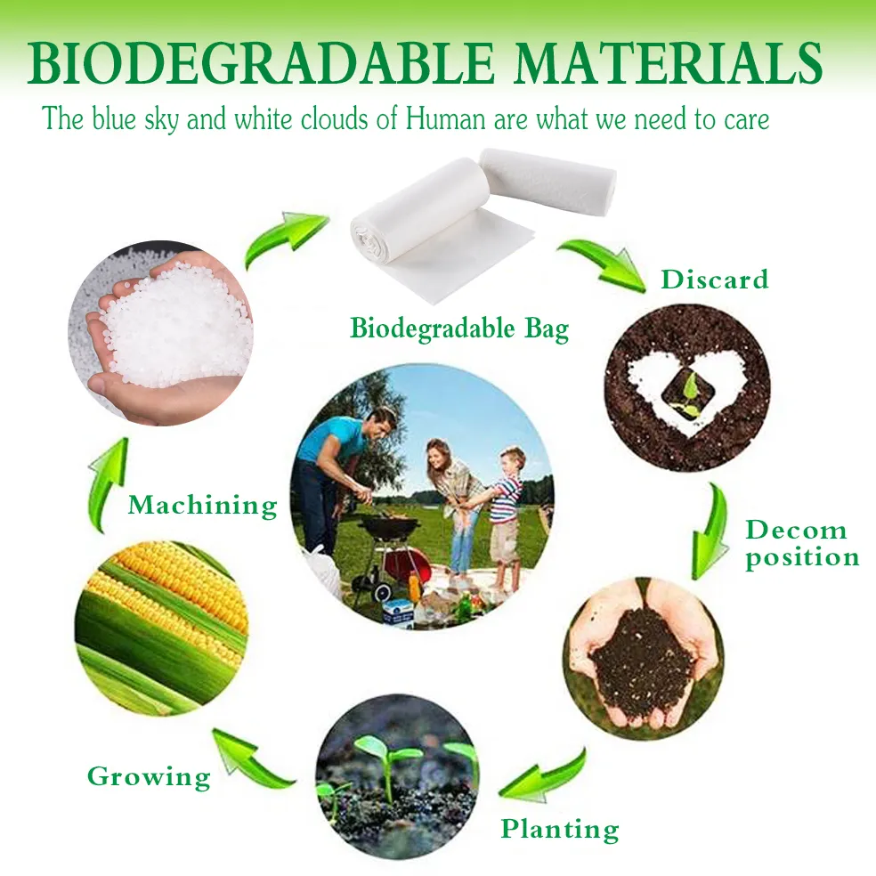 Food Grade PE Clear Food Bags for Supermarket Shopping Disposable Poly Bag