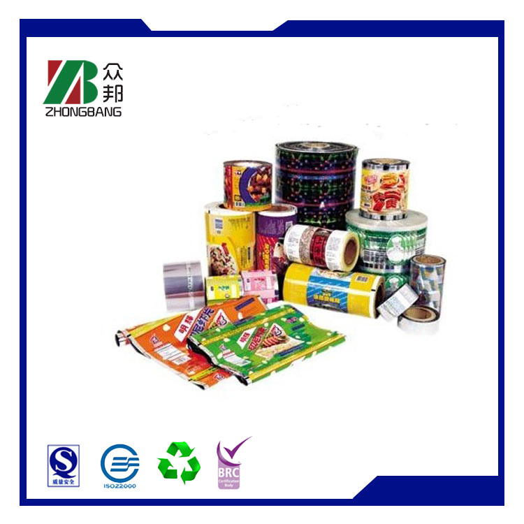 Food Grade Plastic Packaging Bag Roll Stock Film for Crisps