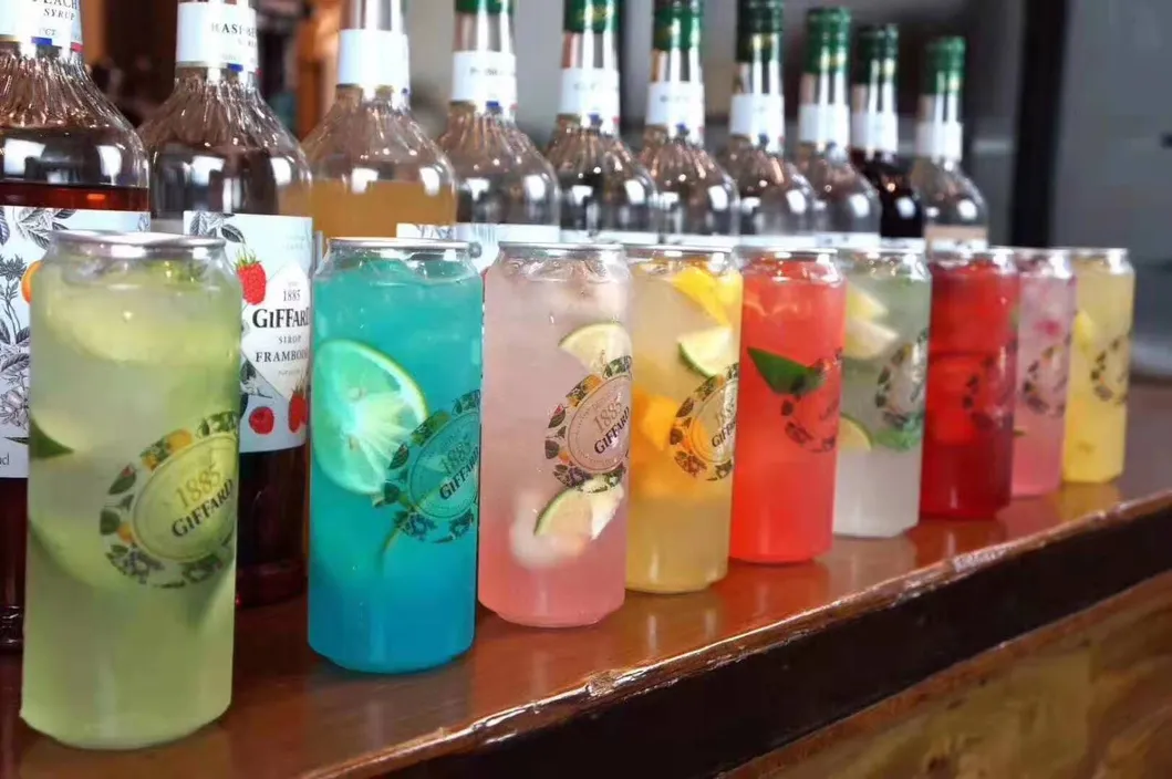 Food Safety Grade Plastic Juice Bottle 250ml 330ml