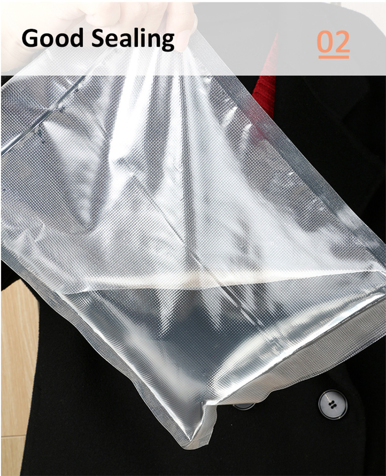 Food Vacuum Bags Packaging Bag Sizes Meat Vegetables Clean Wrap Cling Film Plastic Wrap Vacuum Bags for Food Packaging