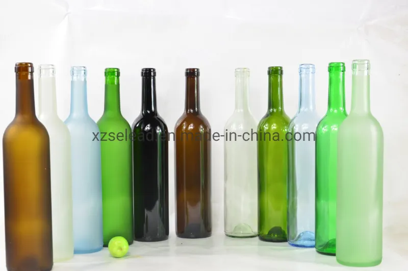 Free Samples Flint/Frost/Color Sprayed 500ml 750ml 1000ml 1750ml Liquid Crystal Glasses Decanter Wine Clear Whiskey Glass Bottle