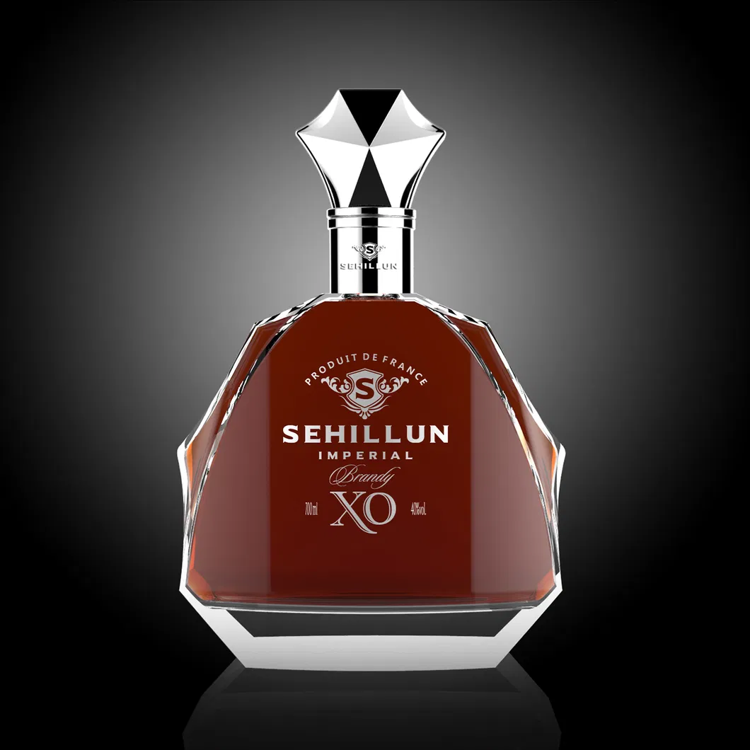 Glass Bottle for Brandy, Whisky or Other Alcoholic Products 700ml/1000ml