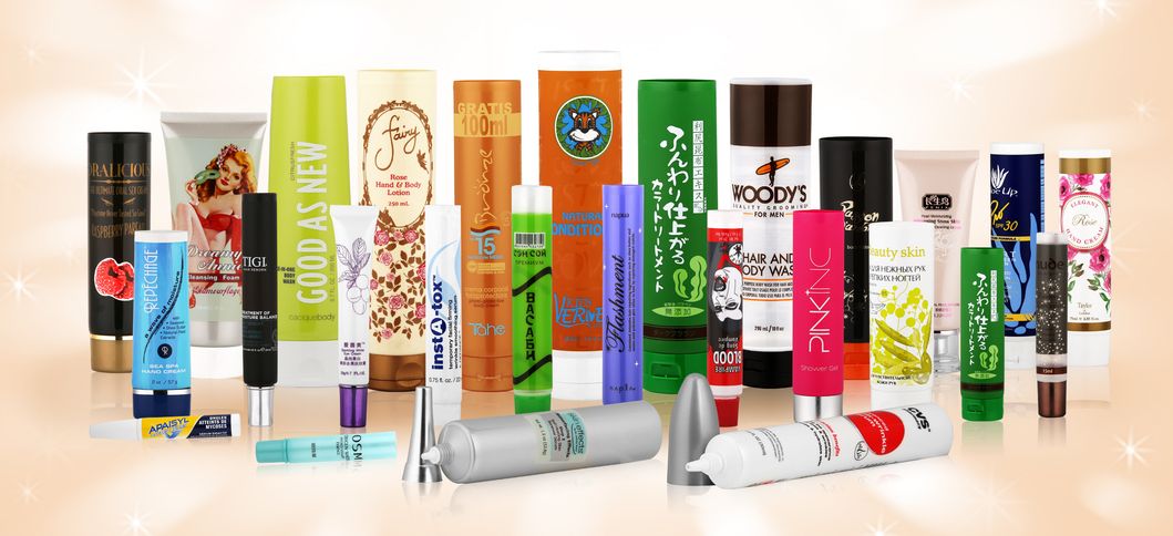 Gradient Color with Colored Tube for Women`S Skin Care Packaging