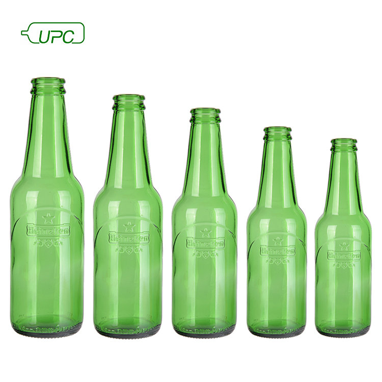 Green Beer Drinking Glass Bottle