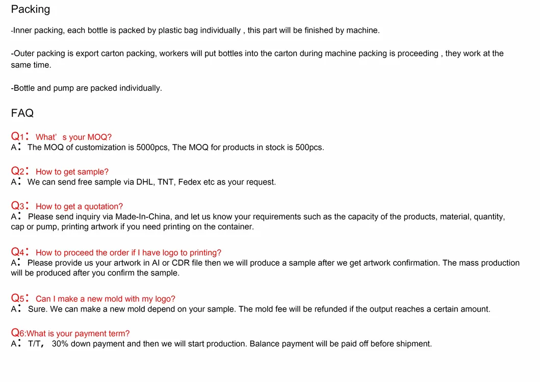 Guangzhou Factory 190ml 230ml Plastic Pet Soap Foam Pump Bottle