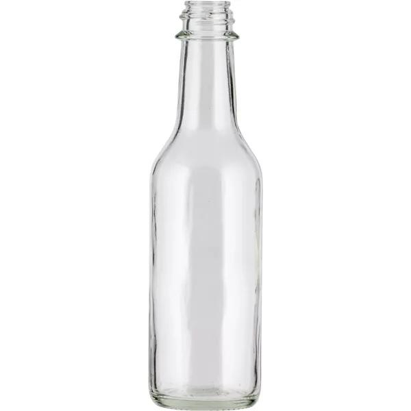 Hot Sale Custom Label Sticker Woozy Glass 155ml Chili Hot Sauce Bottles with Screw Lid