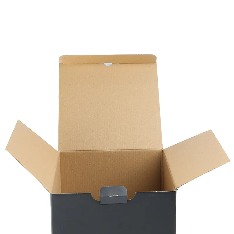 Hot Sale Custom Logo Bakery Kraft Drawer Paper Box with Clear Window