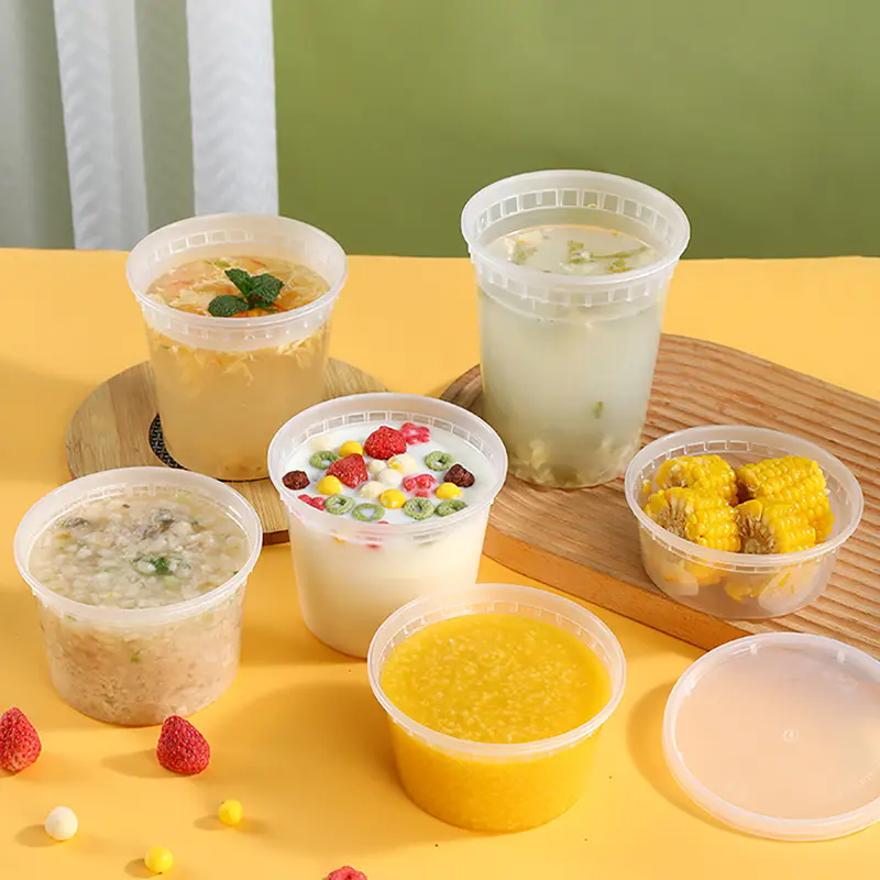 12oz Clear Round Deli Plastic Food Container