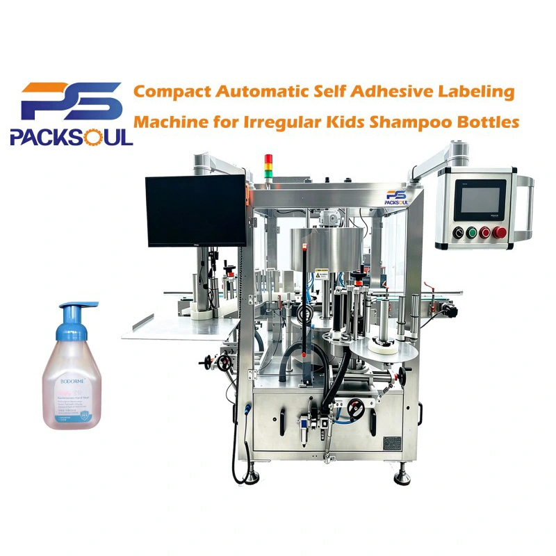 Kids Shampoo Bottle Labeling Machine