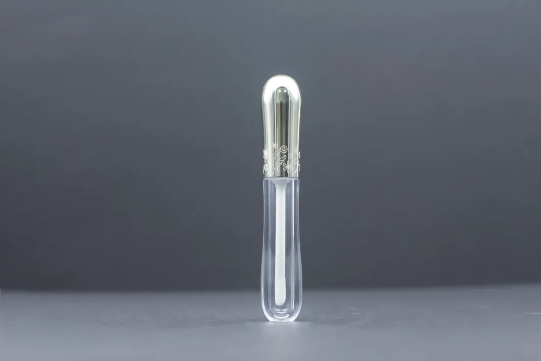 Luxury Hot Stamping Silk Screen Printing Acrylic Cosmetic Packaging Lip Gloss