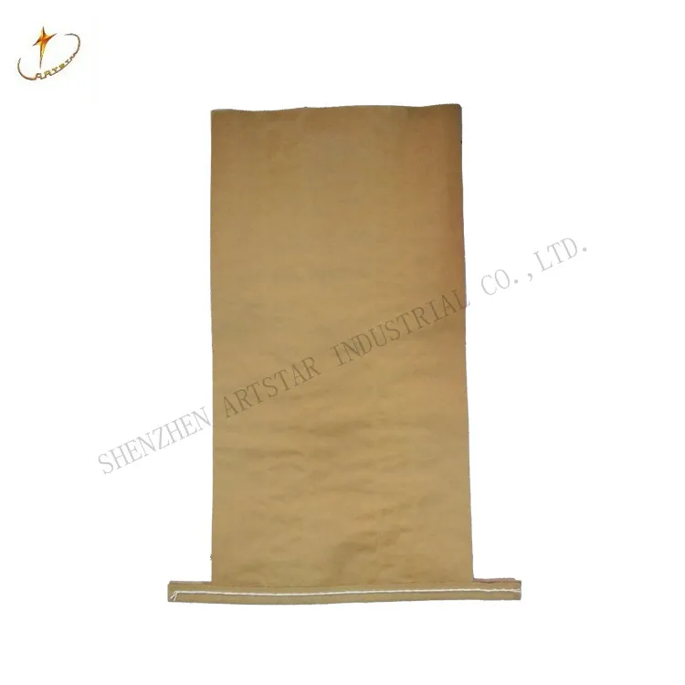 Multiple Kraft Paper Bag with Sewn Bottom