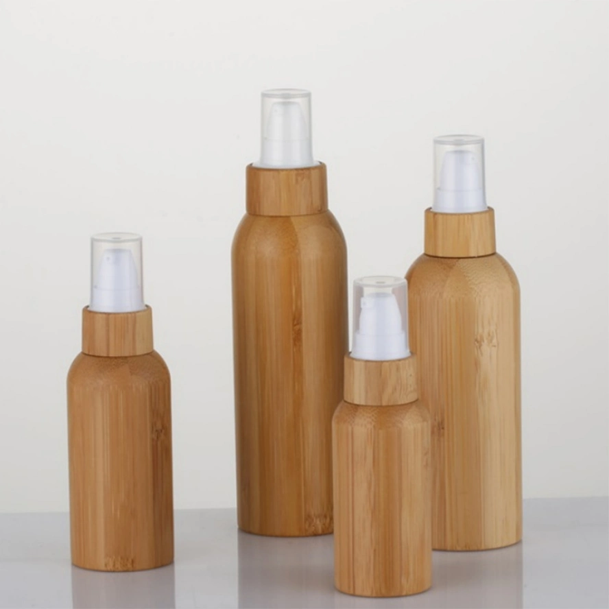 New Eco-Friendly Bamboo Wooden Cream Jar And Bottle For Cosmetic Packaging