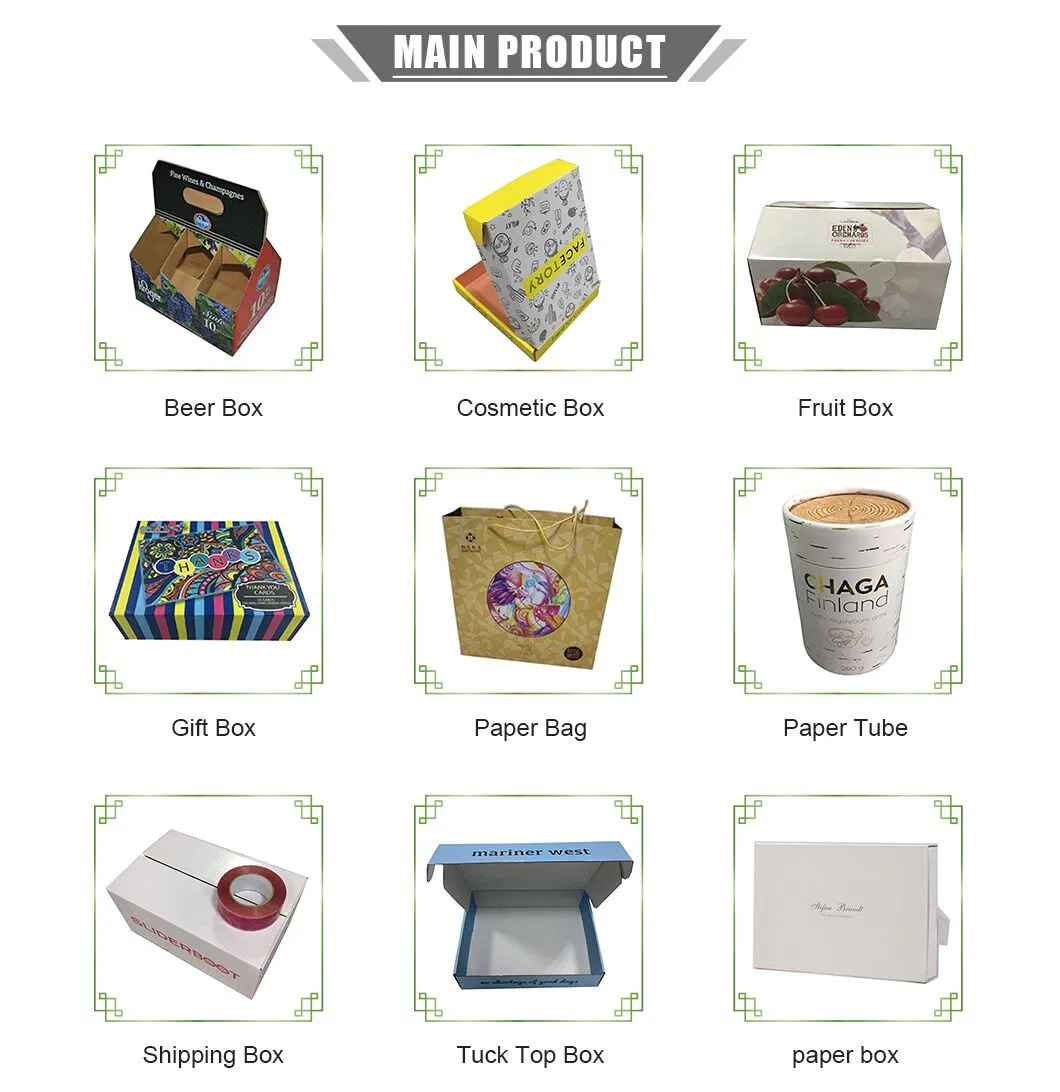 Newest Design Printed Cardboard Paper Drawer Gift Box