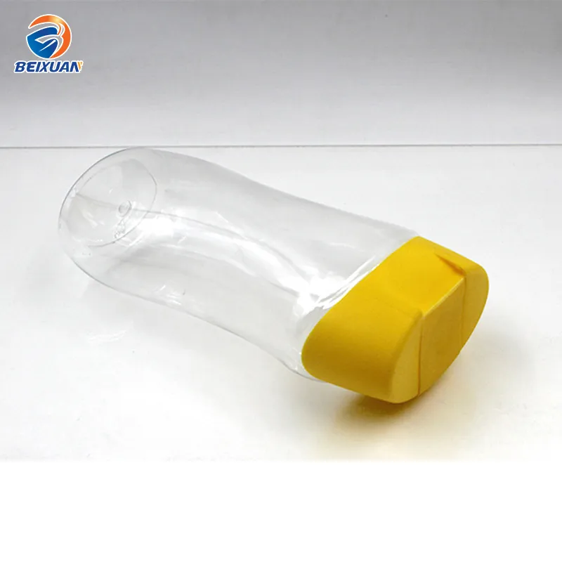 OEM 300ml Plastic Pet Honey Squeeze Bottle with Silicone Value