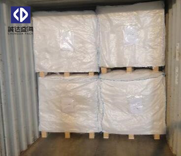 Packing PP Woven Bulk Bag Duffle Top Flat Bottom Side Seam Loops