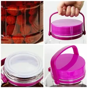 Pickle Jelly Clear Wide Mouth Glass Jar