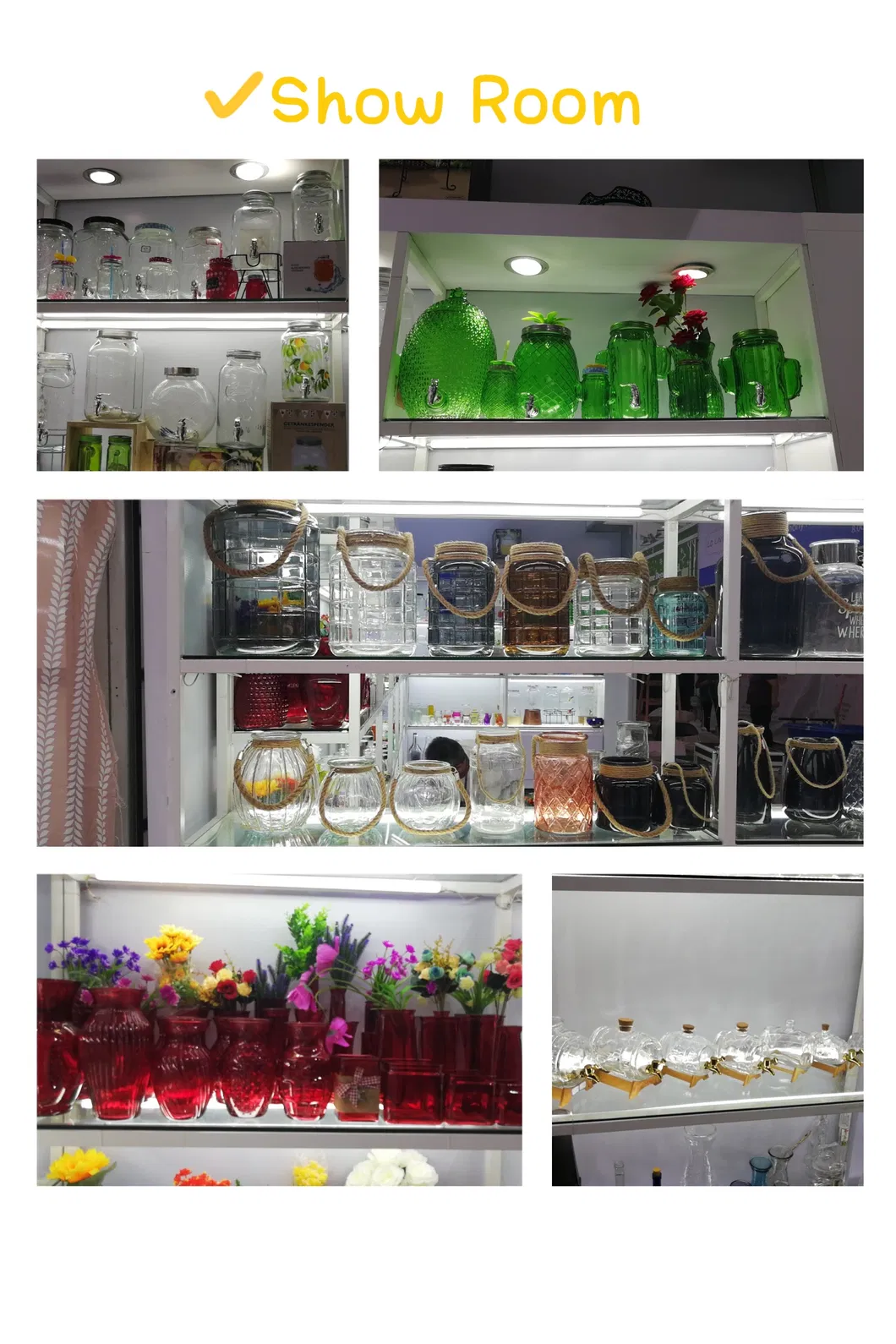 Pickle Jelly Clear Wide Mouth Glass Jar