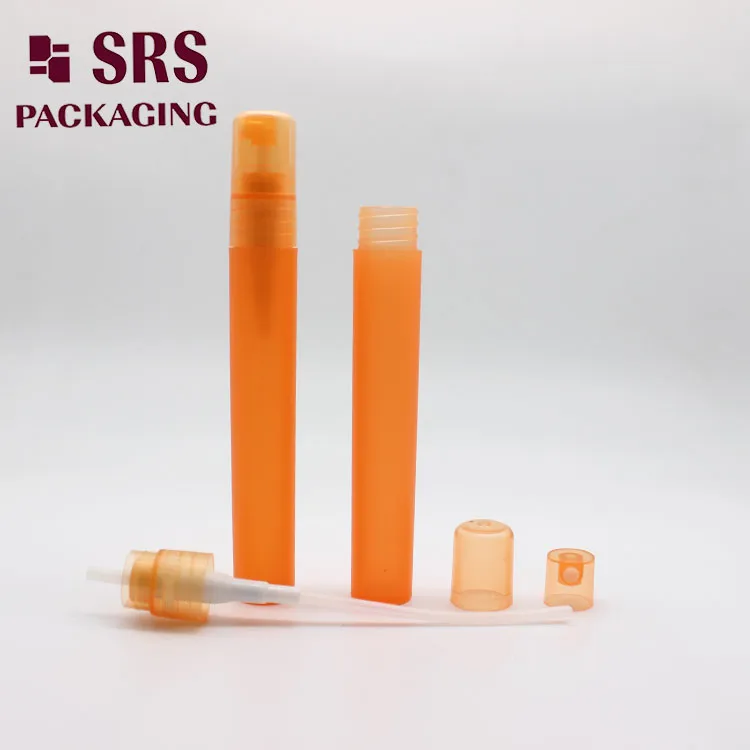 Pink Color 5ml 8ml 9ml 10ml Girl Perfume Recycled Refillable PP Plastic Spray Bottles