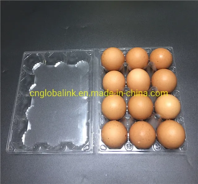 Plastic Egg Tray Egg Box 12 Holes Egg Packing Punnets 12 Cells