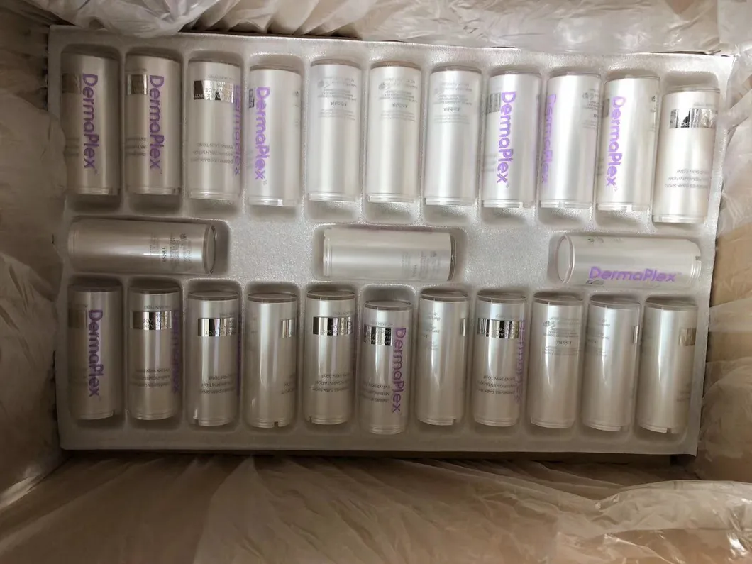 Pure Colors Pump Sprayer 15ml 30ml 50ml Circle Bottle Empty Round Plastic Acrylic Perfume Glass Airless Lotion Bottles for Cosmetic
