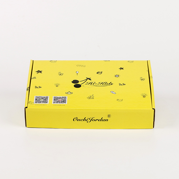 Recyclable Corrugated Paper Box Foldable Clothing Packaging Box Flat Shipping Carton Boxes