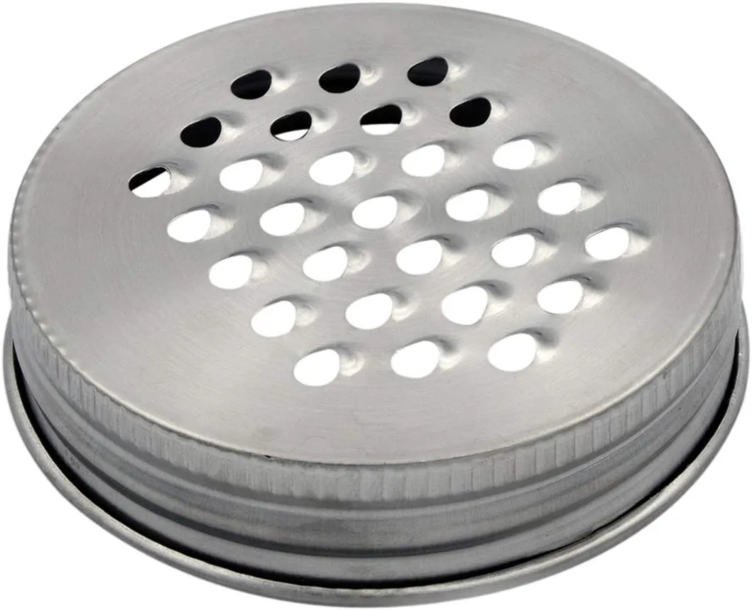 Regular Mouth 70mm Stainless Steel Mason Jar Lid for Grating