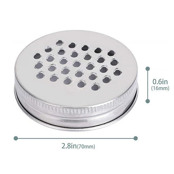 Regular Mouth 70mm Stainless Steel Mason Jar Lid for Grating