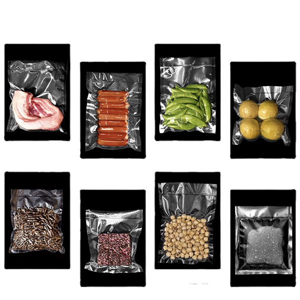 Reusable Food Takeout Plastic Bag BPA Free Vacuum Sealer Bags with Ziplock