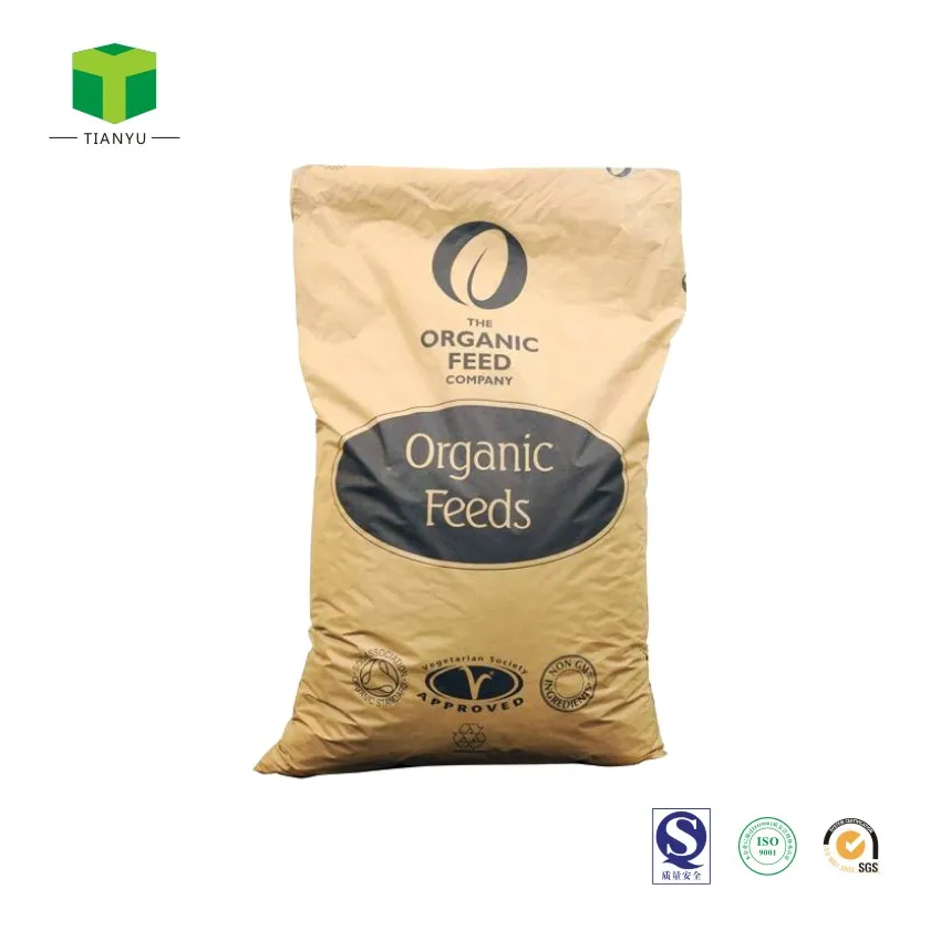Sewn Bottom Paper Bag for Packaging Feed