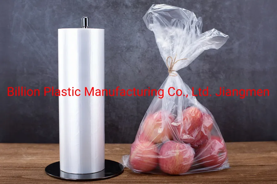 Supermarket Food Grade Flat Packing Plastic Bag