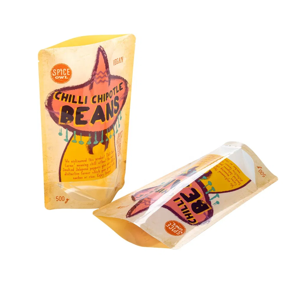 Thermal Laminating Food Grade Pouch Sweet Candy Sugar Snack Standup with Zipper Aluminium Foil Resealable Popcorn Bags Food Packaging Pink Plastic Matte Bag