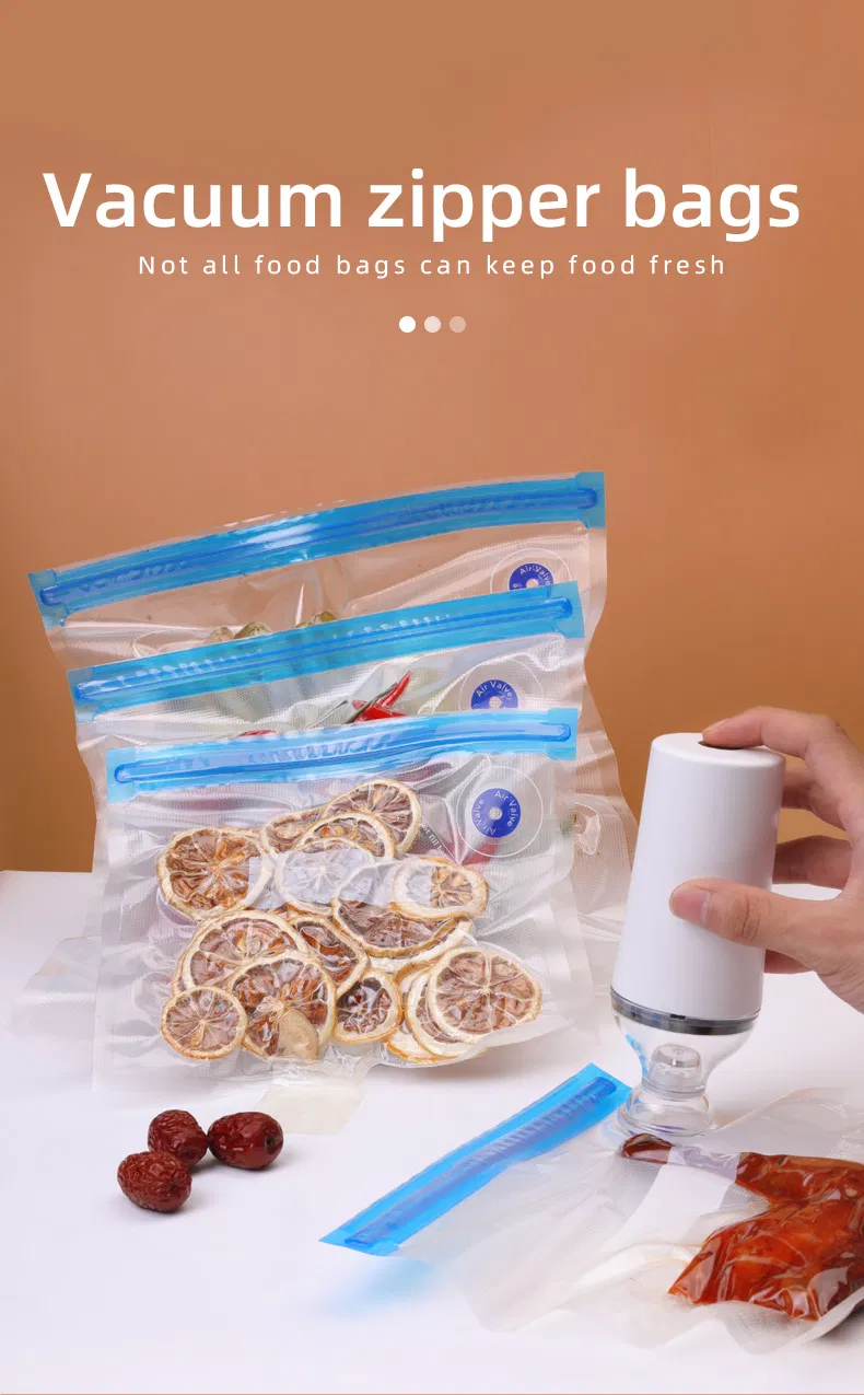 Vacuum Sealer Sous Vide Set Zipper Bags Reusable Sous Vide Bags